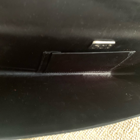 CACHE  BLACK SEQUIN PURSE WITH RED " LIPS " EUC, Worn Once - Picture 6 of 9